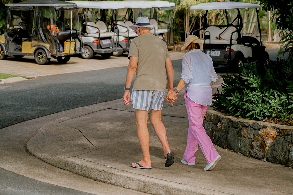 Hamilton Island Couple Walking