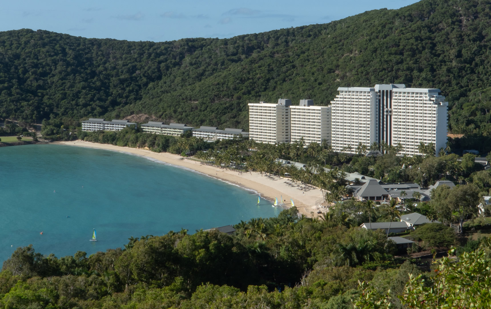 Relax poolside at WAHI, Hamilton Island